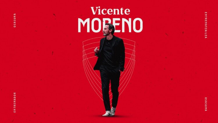 CA Osasuna Trainer Vicente Moreno