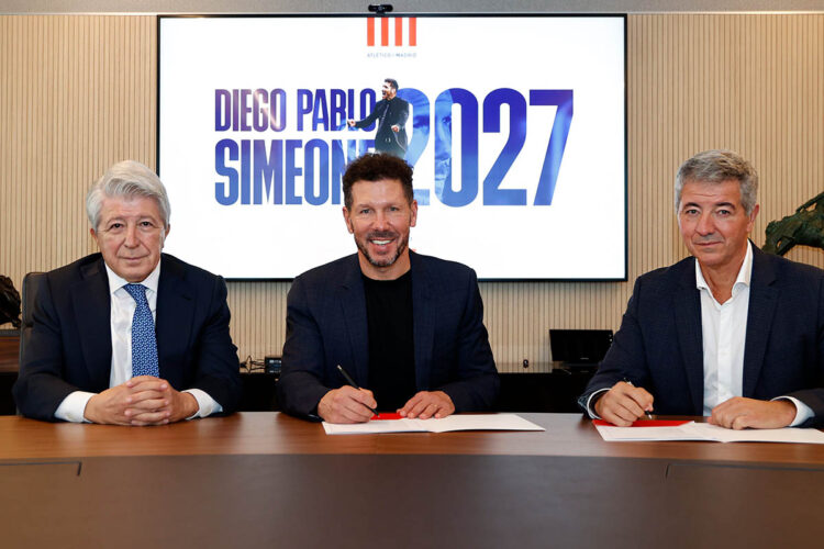 Verlängerung fix: Atlético Madrid bindet Diego Simeone bis 2027