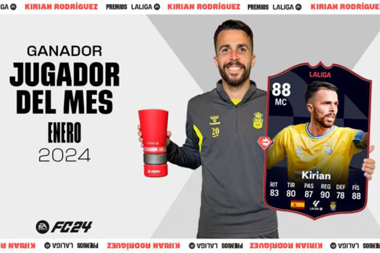 Spieler des Monats Januar: La Liga ehrt Kirian Rodríguez