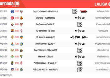 Der 6. Spieltag in La Liga steht fest