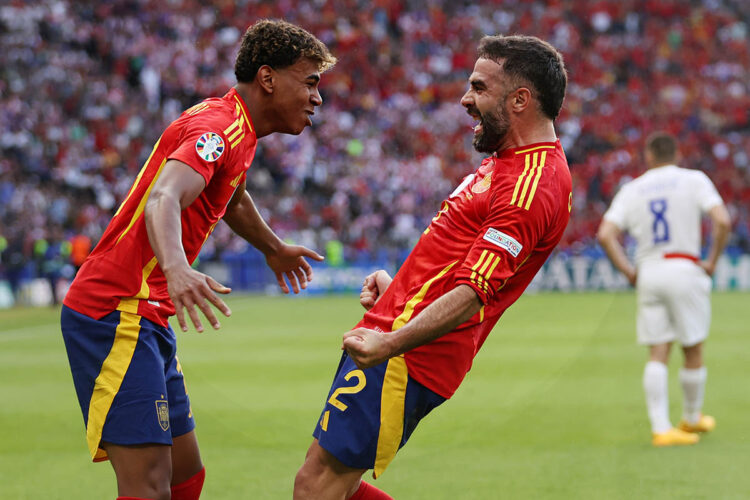 Spanien schlägt Kroatien – goldenes Debüt von Lamine Yamal
