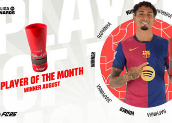 Spieler des Monats August: La Liga ehrt Raphinha