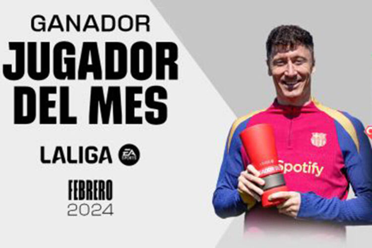 Spieler des Monats Februar: La Liga ehrt Robert Lewandowski